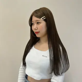 ロング カラー ヘアアレンジ/ベー ジュchiakiのヘアスタイル