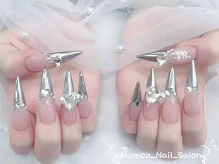 ネイル MoMoA Nail ネイル長さ出し専門店のネイルデザイン