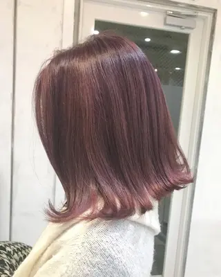 ミディアム カラー ヘアアレンジ 縮毛矯正 髪質改善寺坂雄飛💐のヘアスタイル
