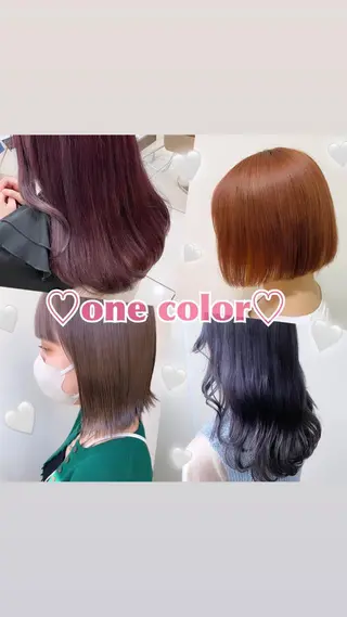 ショート カラー エクステ指名数 No.1💖ゆい🌈のヘアスタイル