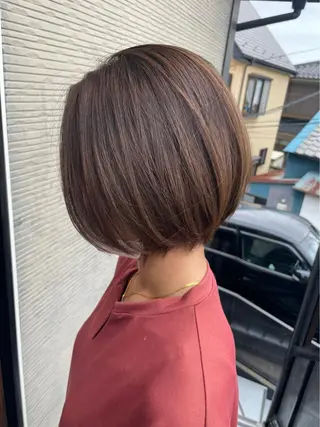 ショート カラー 平田 怜のヘアスタイル
