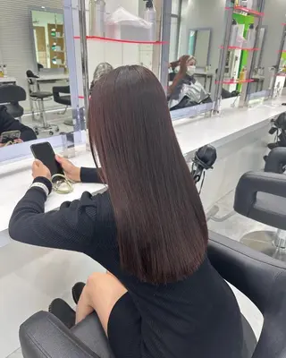 カラー 🫧似合わせヘア🫧 シンカイアオイ🫧のヘアスタイル