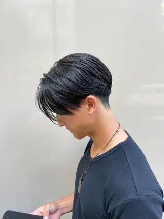 ショート パーマ ヘアアレンジ メンズ メンズバレイヤージュ 🌫ハイライトのヘアスタイル