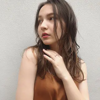 セミロング カラー マンツーマン半個室 tamuraのヘアスタイル