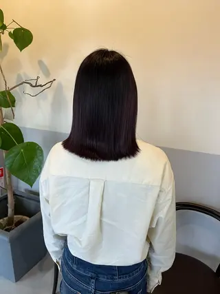 ミディアム 神谷 夏帆のヘアスタイル