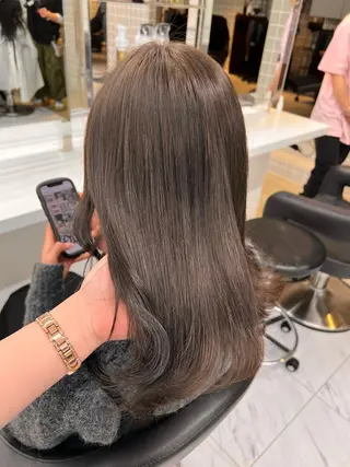 ミディアム 💖札幌カラー 指名No.1💖玲奈のヘアスタイル