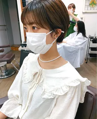 ショート 土屋 有加理のヘアスタイル