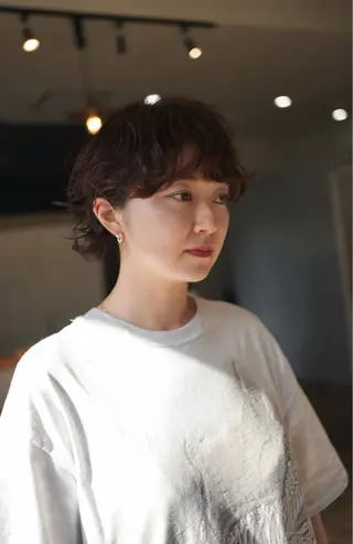 ショート パーマ Basis 田口豪司のヘアスタイル