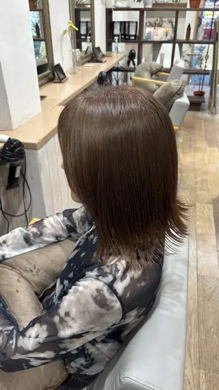 ミディアム カラー 透明感カラー🫧/ naluのヘアスタイル