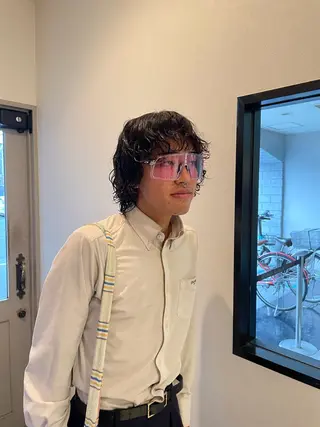 ミディアム パーマ なかがきはな/ボブ/ レイヤー/パーマのヘアスタイル