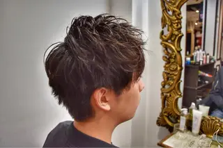 ショート カラー パーマ メンズ 美髪矯正 Rioのヘアスタイル