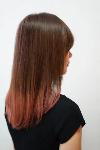 ミディアム カラー 元重 宣博のヘアスタイル