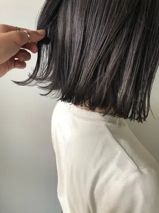 ショート 森本裕/オーナー/ ハイトーン/パーマのヘアスタイル
