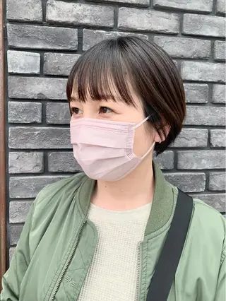 ショート コウノス マサコのヘアスタイル