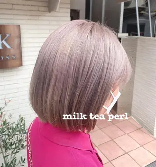 ショート カラー ハイトーンカラー 🍬Rinka🍬のヘアスタイル