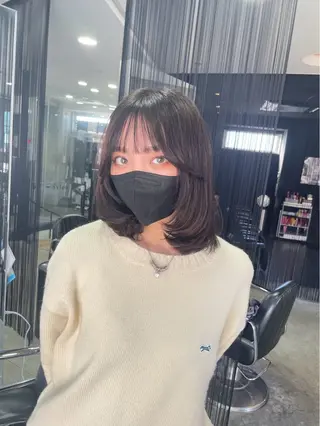 ミディアム スバル/和歌山/ 韓国ヘア✨のヘアスタイル
