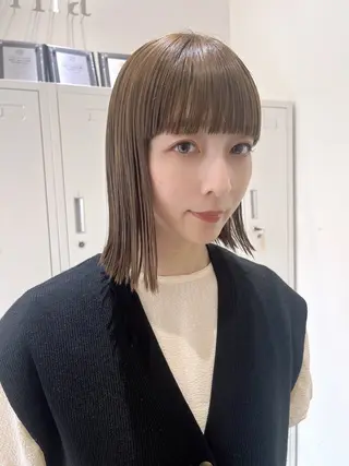 ショート zina藤崎📛 井上美乃里のヘアスタイル