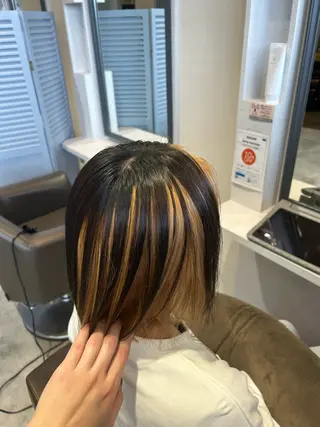 ミディアム SUGAR/ソウ みたけのヘアスタイル