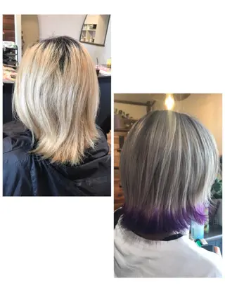 ミディアム カラー Ray hair 春日部のヘアスタイル