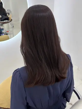 ミディアム カラー 【aini天王寺】 𝐚𝐢𝐫𝐢✂︎のヘアスタイル