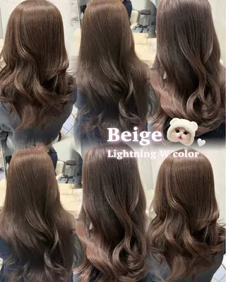 ロング カラー リアル上品盛れ/ 韓国ヘア/モモ/横浜のヘアスタイル
