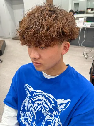 パーマ メンズ 🍐シャドウパーマ メンズ特化/守岡🍐のヘアスタイル