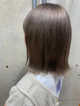 ショート カラー 🪿透明感/艶カラー ﾜﾀﾅﾍﾞｱｵｲのヘアスタイル