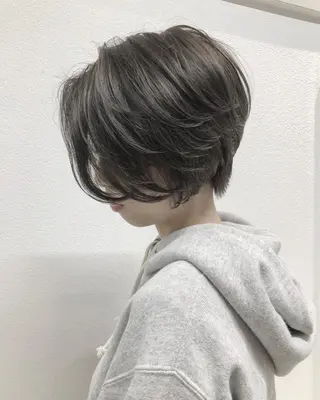ショート カラー ヘアアレンジ GiseL天神カラー 髪質改善/ブリーチのヘアスタイル