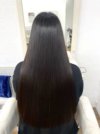 ロング GLOSS 心斎橋 山上のヘアスタイル