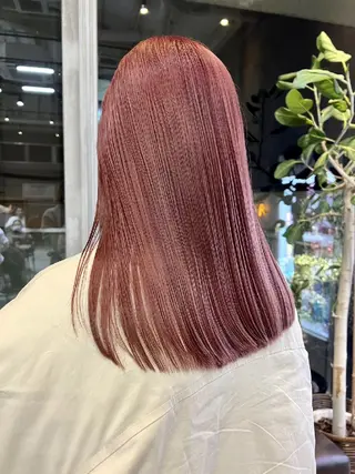 ミディアム カラー magico 下北沢のヘアスタイル