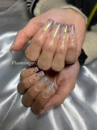 ネイル フィルイン／自爪育成 ／爪に優しい施術のネイルデザイン