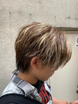 ミディアム カラー メンズ 🏆メンズヘア特化 🥇代表りんぺーのヘアスタイル