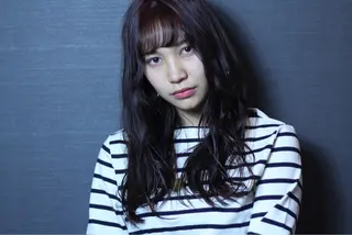 ロング カラー パーマ 安達 俊亮のヘアスタイル