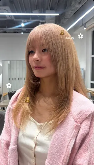 ロング 艶髪໒꒱/透明感 カラー🍀_そら🪽のヘアスタイル