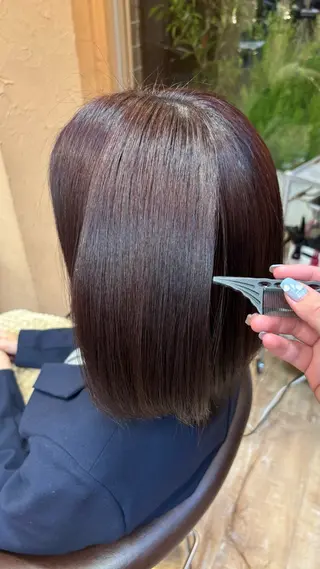 セミロング カラー ブリーチカラー🎀 Himariのヘアスタイル