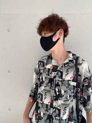 ショート パーマ メンズ お任せヘア☘️☘️ 及川渚のヘアスタイル