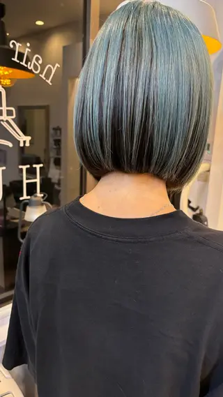 ショート 北堀江【HUE】 アオキ コータのヘアスタイル