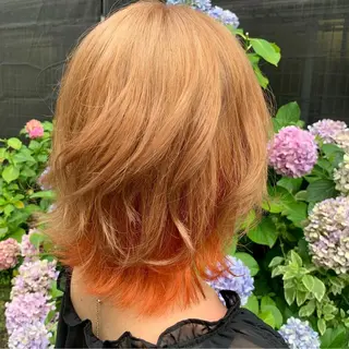 ショート カラー イリオモテ レナのヘアスタイル