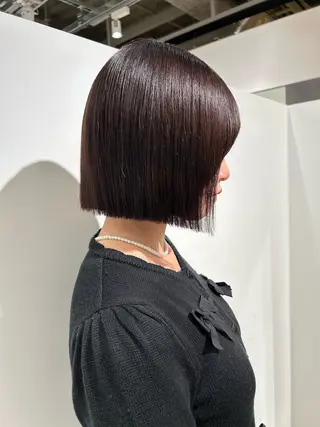 ショート カラー スキバサミを使わない カット🌼唯🌼のヘアスタイル