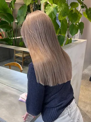 ロング ボブカット 💎坪谷のヘアスタイル