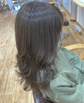 ミディアム カラー FELICE of hair 田口千尋のヘアスタイル