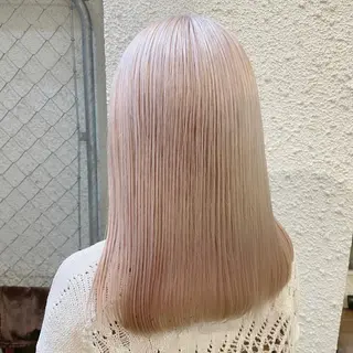 セミロング カラー ヘアアレンジ 押切 響 のヘアスタイル