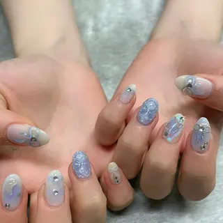 ネイル 【Zina京都駅前】 きぬがわ らむのネイルデザイン