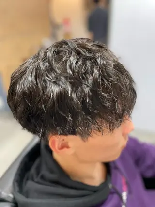 ミディアム 水島 脩のヘアスタイル