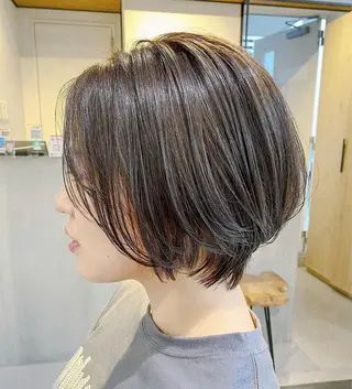 ショート やざき ちかのヘアスタイル