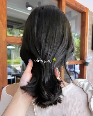 ミディアム カラー なぎ🌿.∘[ボブ, ニュアンスカラー]のヘアスタイル