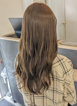 ロング ベージュ*Spica 【ミルクティー】のヘアスタイル