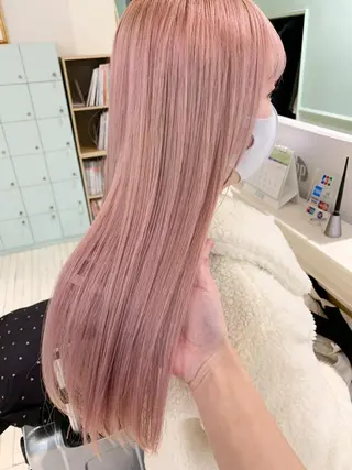 ロング 🍀ケアブリーチ カラー🍀坂井のヘアスタイル
