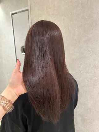ロング カラー ⟡.·韓国ヘア*.゚ 室岡 咲希のヘアスタイル