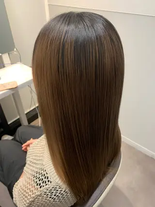 セミロング 松田 啓志のヘアスタイル